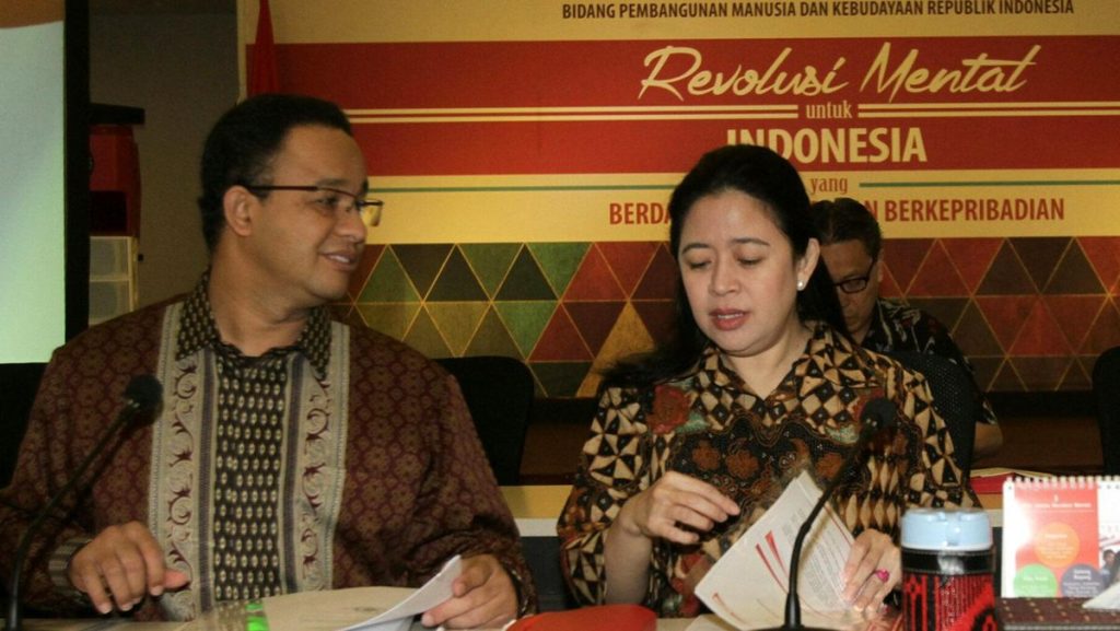 Anies Baswedan dan Puan Maharani
