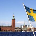 ilustrasi bendera Swedia