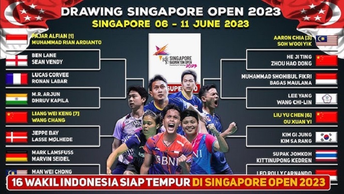 Jadwal Singapore Open 2023 Lengkap