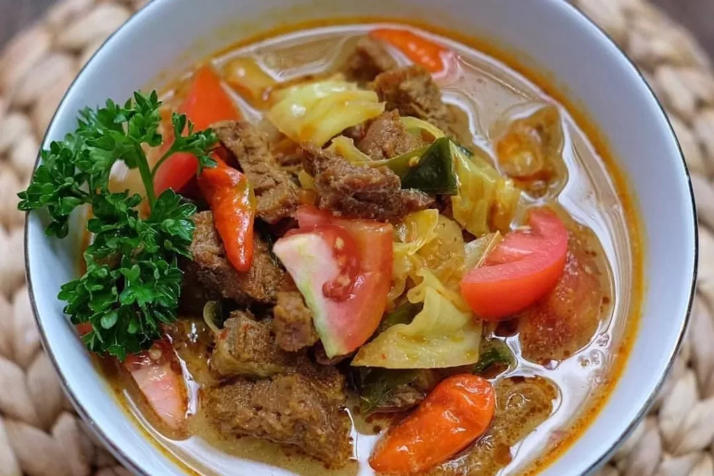 ilustrasi tongseng kambing