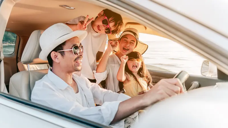 ilustrasi liburan bersama anak