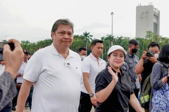 Puan Maharani dan Airlangga Hartarto