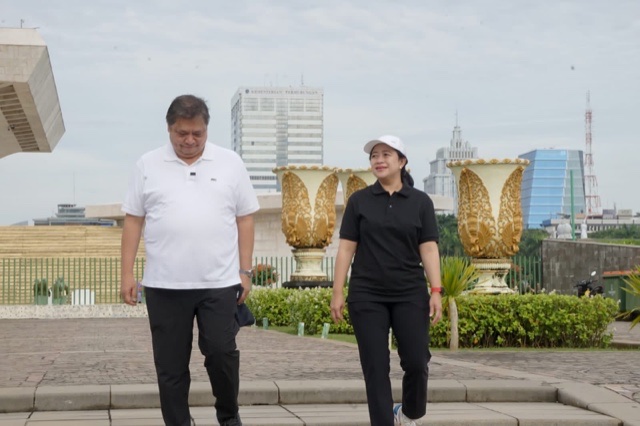 Puan Maharani dan Airlangga Hartarto