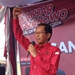 Resmikan Posko Ganjar Presiden, Ratusan Kader PDIP Padati Kampung Krukah Selatan 