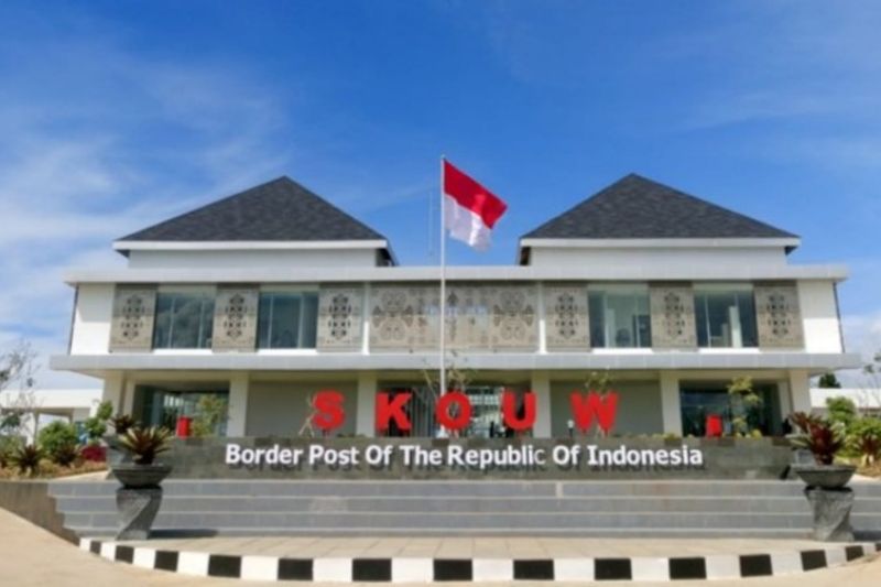 Pos Lintas Batas Negara Skouw, Papua.