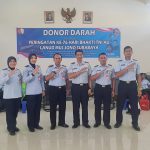 Lanud Muljono Surabaya Gelar Donor Darah Hari Bhakti TNI AU ke-76 Tahun 2023