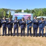 Upacara Peringatan Hari Bhakti TNI AU ke-76 Tahun 2023 di Lanud Muljono Surabaya