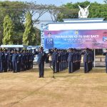 Upacara Peringatan Hari Bhakti TNI AU ke-76 Tahun 2023 di Lanud Muljono Surabaya