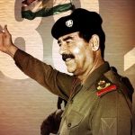 Saddam Hussein Jadi Presiden Irak.