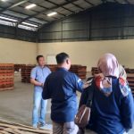 KPU kabupaten Mojokerto saat melakukan survei gudang Bulog bulan lalu. (Foto : dok.KPU Kabupaten Mojokerto)