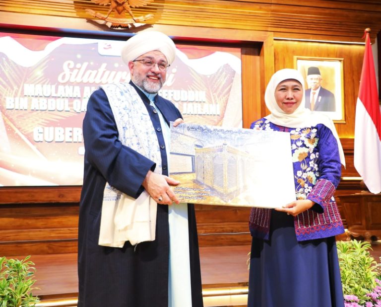 Akui Cinta Indonesia, Maulana Sheikh Afeefuddin Al Jilani Doakan Jatim dan Indonesia Selamat Berlimpah Berkah