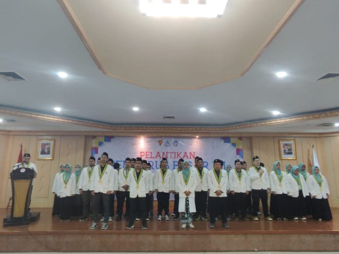 Ketua Umum Pengurus Besar Pelajar Islam Indonesia (PII) Abdul Kohar Ruslan resmi melantik PB PII Periode 2023-2025 di Wisma Kemenpora Jakarta (13/7) Pagi.