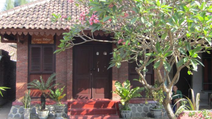 Salah satu homestay yang ada di wisata Desa Bejijong Trowulan. (Foto : Fio Atmaja)