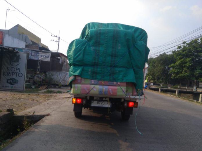 DPRKP2 Kabupaten Mojokerto bakal melakukan tindak lanjut terhadap kendaraan odol. (Foto : Fio Atmaja)