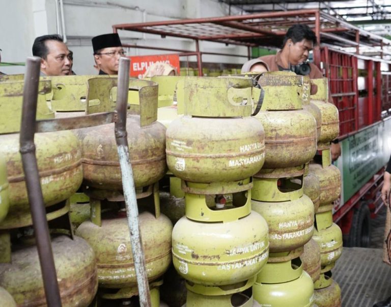 Pemerintah Kabupaten Mojokerto Gencar awasi elpiji bersubsidi. (Foto : Fio Atmaja)
