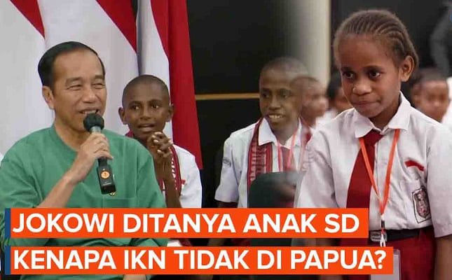 Presiden Jokowi Ditanya Anak SD