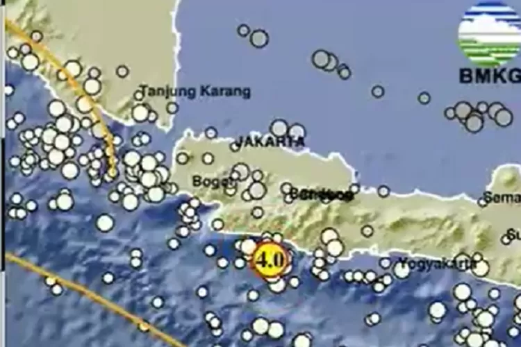 Gempa bumi magnitudo 4,0 guncang wilayah Kabupaten Bandung, Jawa Barat pada Senin (10/7/2023) pagi pukul 09.18 WIB.