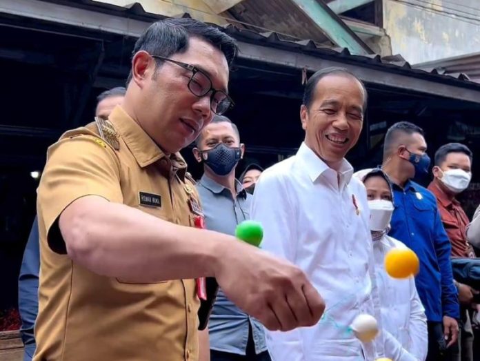 Presiden Jokowi dan Ridwan Kamil