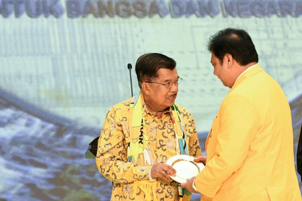Jusuf Kalla dan Airlangga Hartarto
