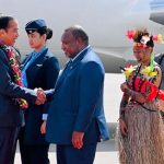 Presiden Jokowi Bertemu dengan PM Marape Setibanya di APEC Haus.