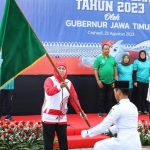 Gubernur Khofifah lepas kontingen Jatim di Ajang POPNAS XVI Tahun 2023
