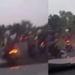 Viral Video Mobil Tabrak Pelaku Tawuran, Tuai Pujian Warganet.