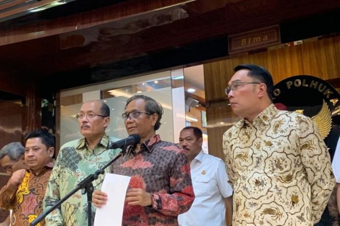 Mahfud MD dan Ridwan Kamil Gelar Rapat, Bahas Nasib Ponpes Al Zaytun
