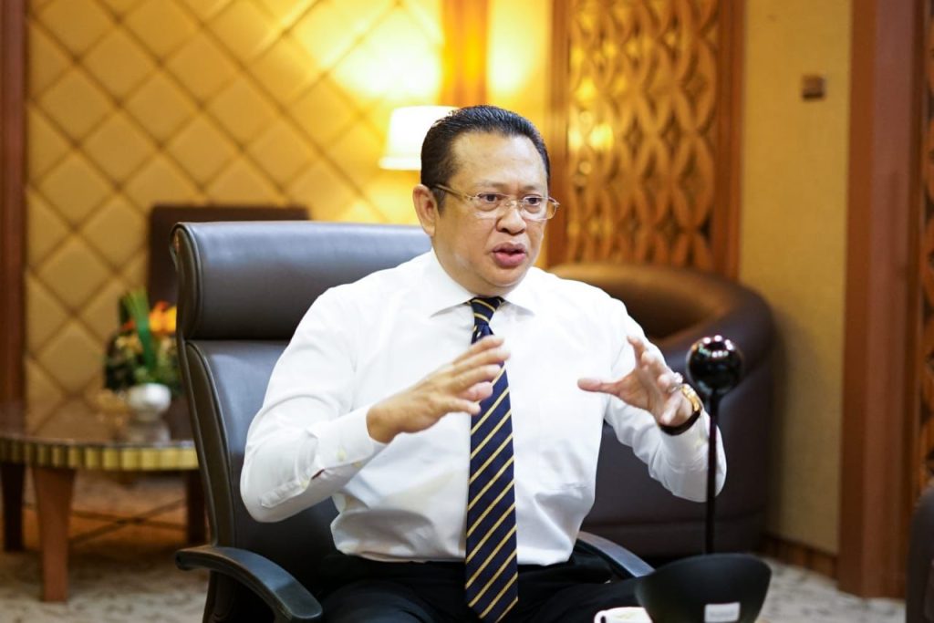 Ketua Majelis Permusyawaratan Rakyat (MPR) Bambang Soesatyo atau Bamsoet.