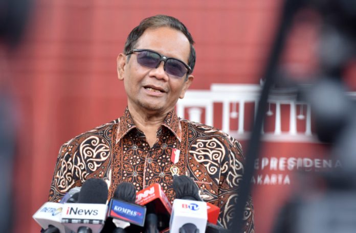 Menteri Koordinator Bidang Politik, Hukum, dan Keamanan (Menko Polhukam), Mahfud MD