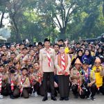 Presiden Jokowi dan Ibu Iriana Tinjau Raimuna Nasional XII.