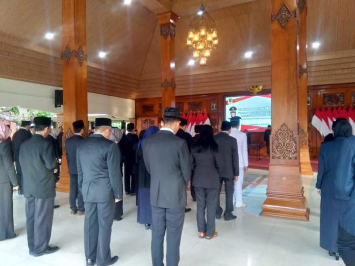 Delapan Plt OPD Pemkot Mojokerto di perpanjang. (Foto : Fio Atmaja)