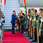 Presiden Jokowi Tiba di Johannesburg Afrika Selatan
