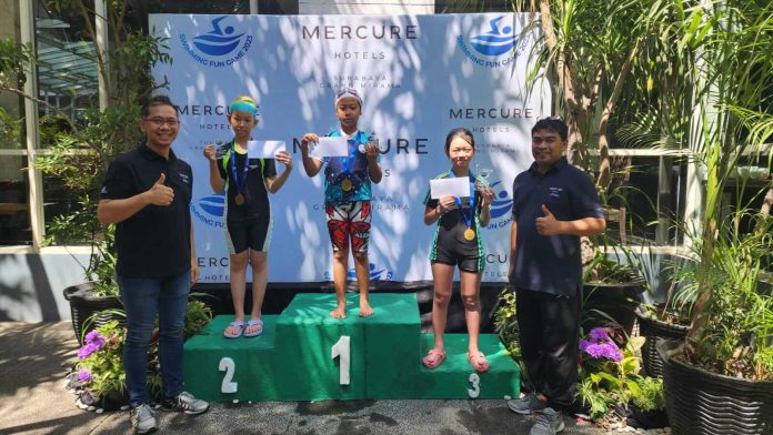 Sambut Haornas, Mercure Surabaya Grand Mirama Gelar Lomba Berenang