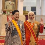 Ibu Negara Iriana Jokowi dan Ibu Wury Estu Handayani