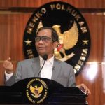 Menteri Koordinator Bidang Politik, Hukum, dan Keamanan (Menko Polhukam), Mahfud MD