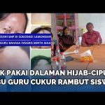 Guru Gunduli Rambut Siswi SMPN di Lamongan Lantaran Tak Pakai Ciput.