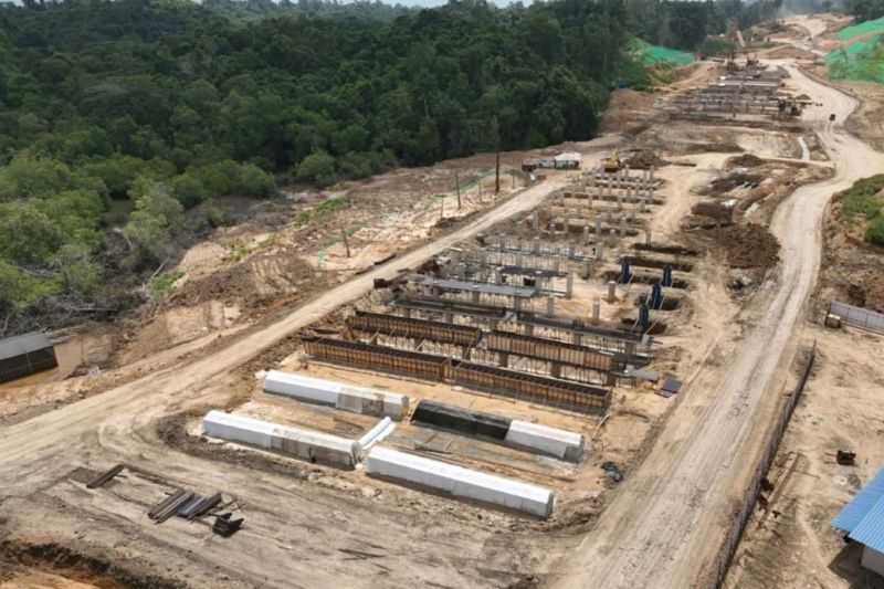 Pembangunan 3 seksi Jalan Tol Akses IKN Nusantara