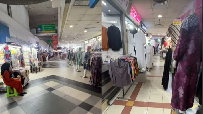 Pasar Tanah Abang Sepi Banyak Pedagang Gulung Tikar