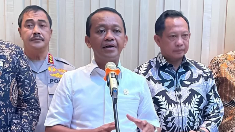 Menteri Bahlil rempang