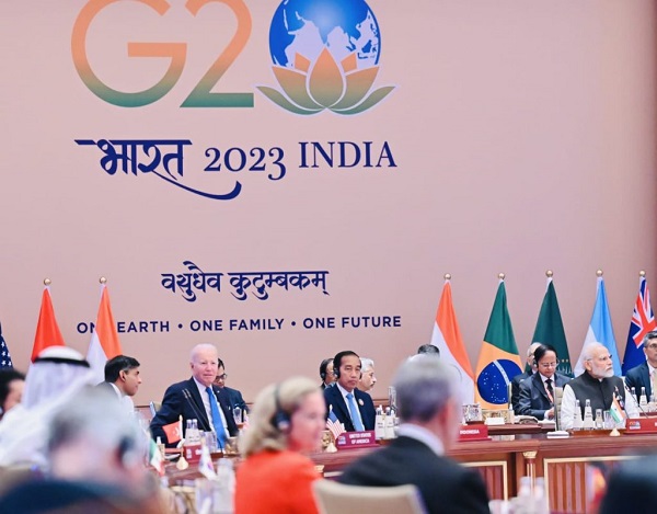 Presiden Jokowi Hadiri Sesi Pertama KTT G20 India
