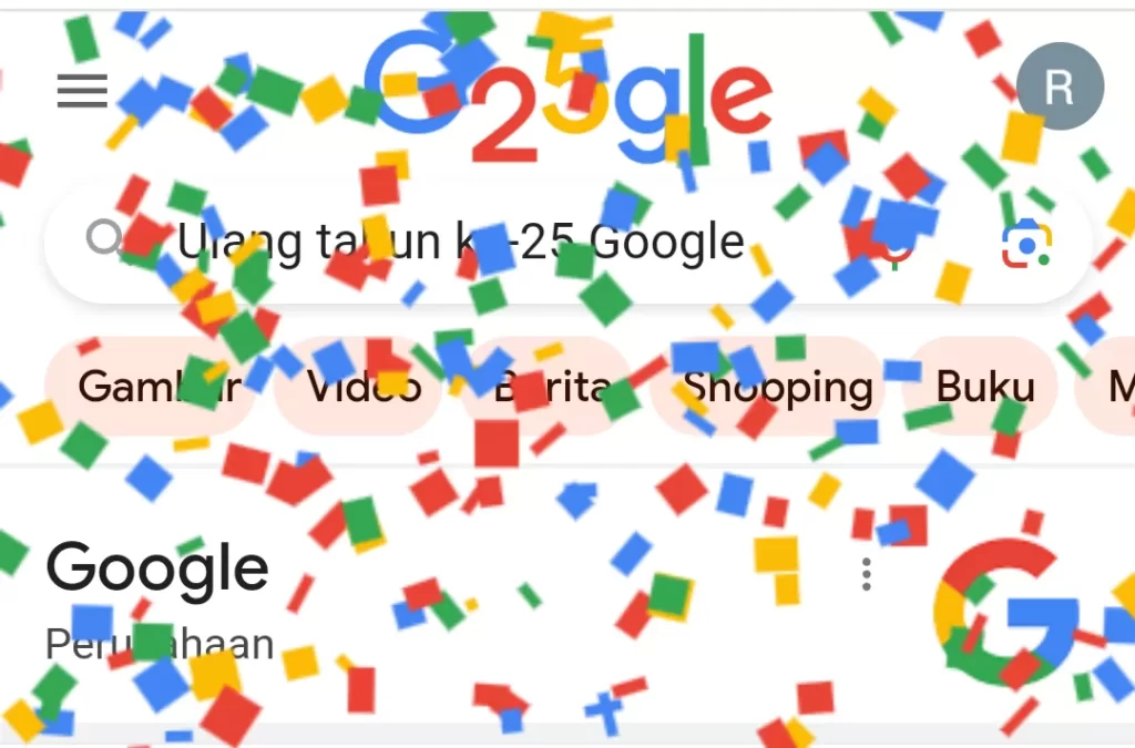 Google Ulang Tahun