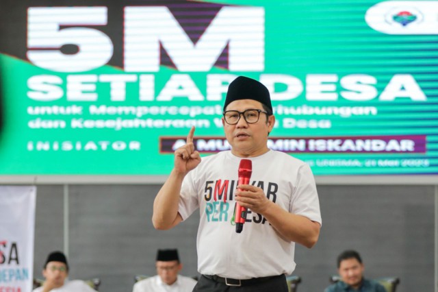 Cak Imin Janjikan Dana Desa Naik jadi Rp 5 Miliar jika Menang Pilpres 2024