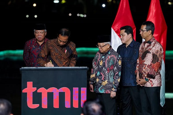 Presiden Jokowi Resmikan Revitalisasi TMII