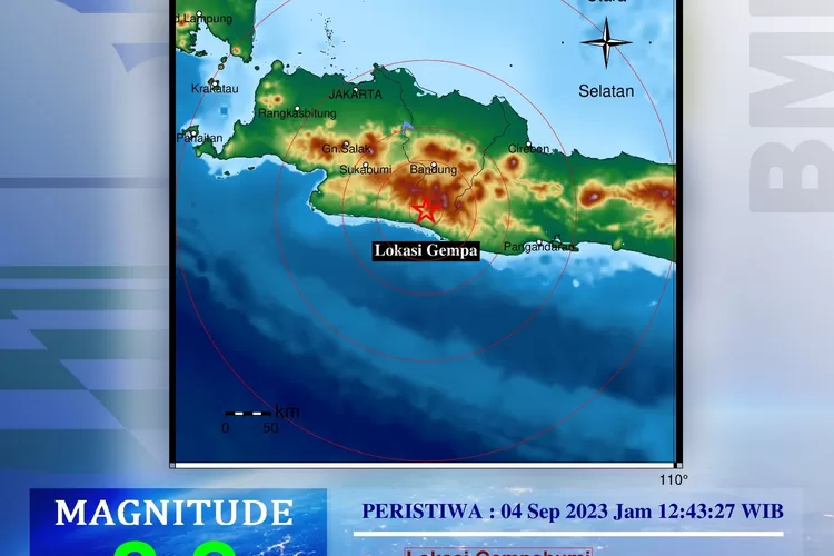 Gempa di Kabupaten Bandung