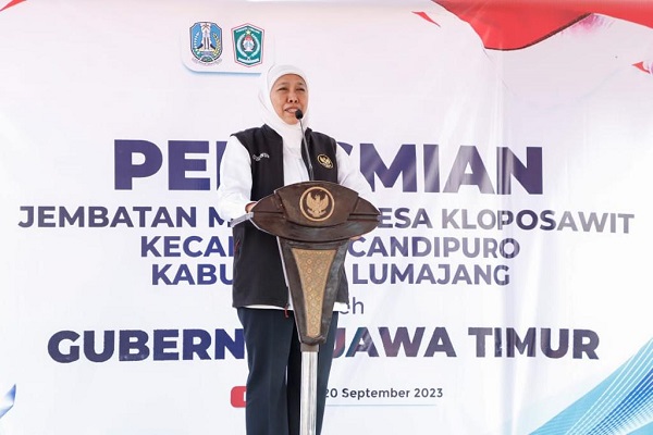 Gubernur Khofifah Resmikan Jembatan Mujur II