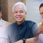 Hasil Survei SRS Capres di Jatim: Prabowo 43,8 Persen, Ganjar 39,7 Persen, Anies 15,2 Persen.