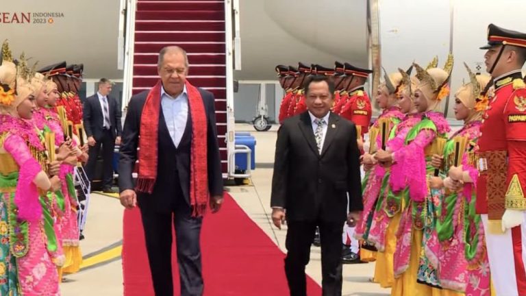 Menlu Rusia Sergey Lavrov Jakarta