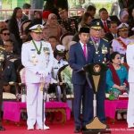 Presiden Jokowi Pimpin Upacara Peringatan HUT Ke-78 TNI