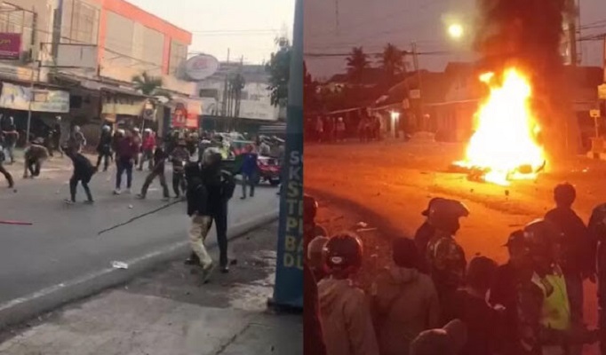 Bentrok Simpatisan PDIP vs GPK di Muntilan