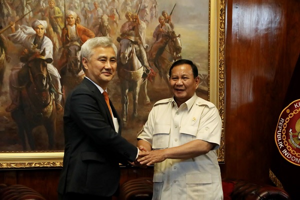 Menhan Prabowo Terima Kunjungan Menteri DAPA Korsel